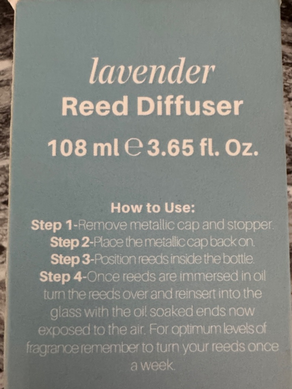 Pureology Lavender Reed Diffuser Brand New In Box 3.65 FL.Oz. - Picture 5 of 6